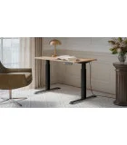 Desk MOON black body / tabletop oak wotan order